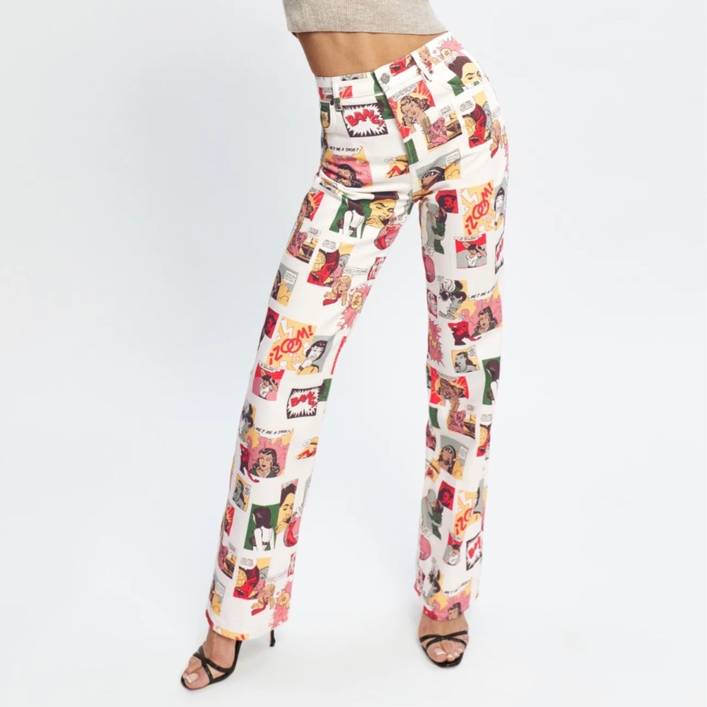 Reformation comic pants - Only worn once!